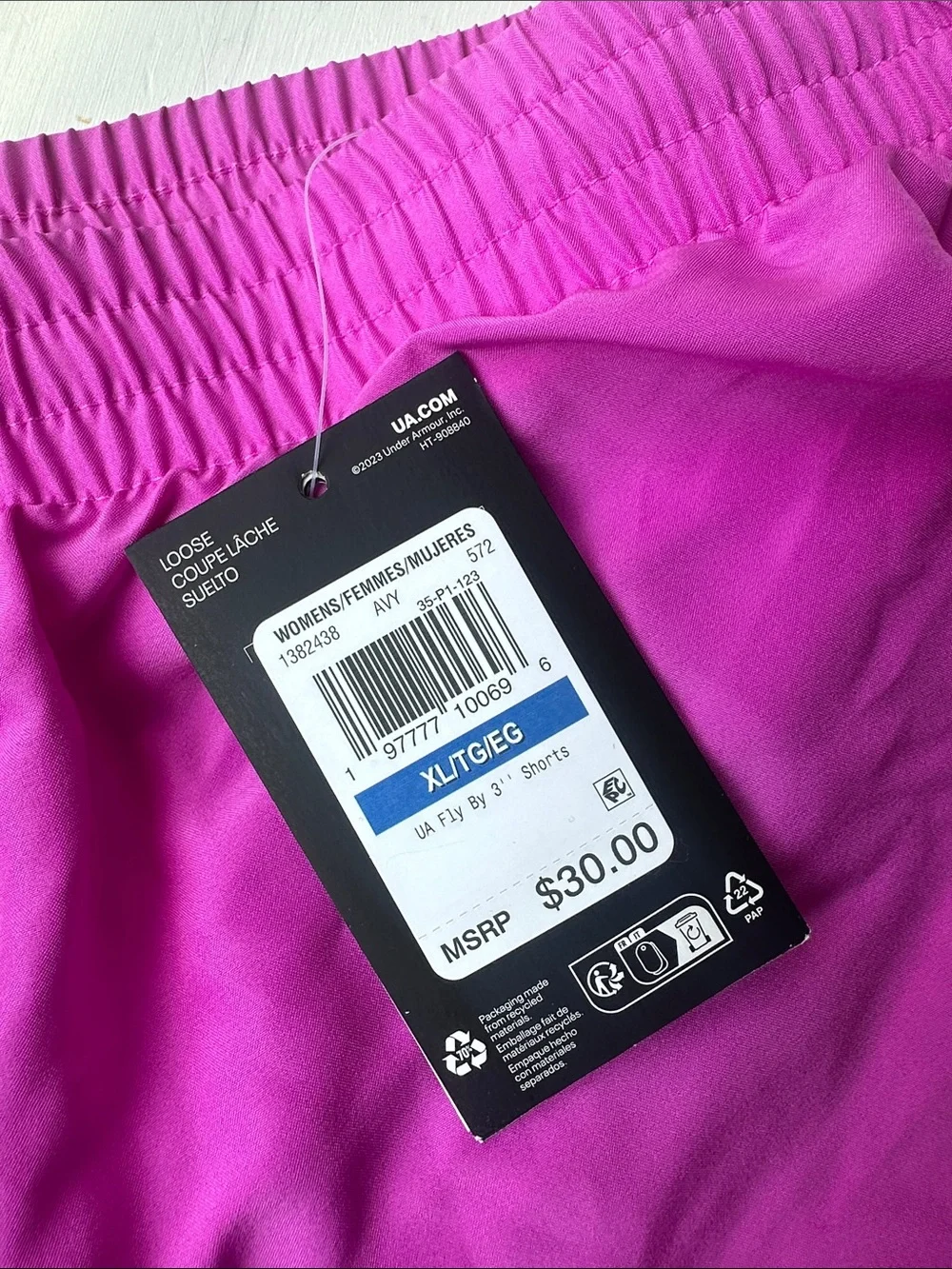 Under Armour Women’s Bright Pink Athletic Shorts